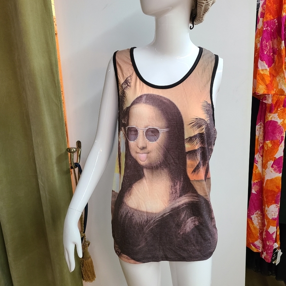 Eighty Eight Tops - *Extra 50%OFF Mona Lisa Tank Top